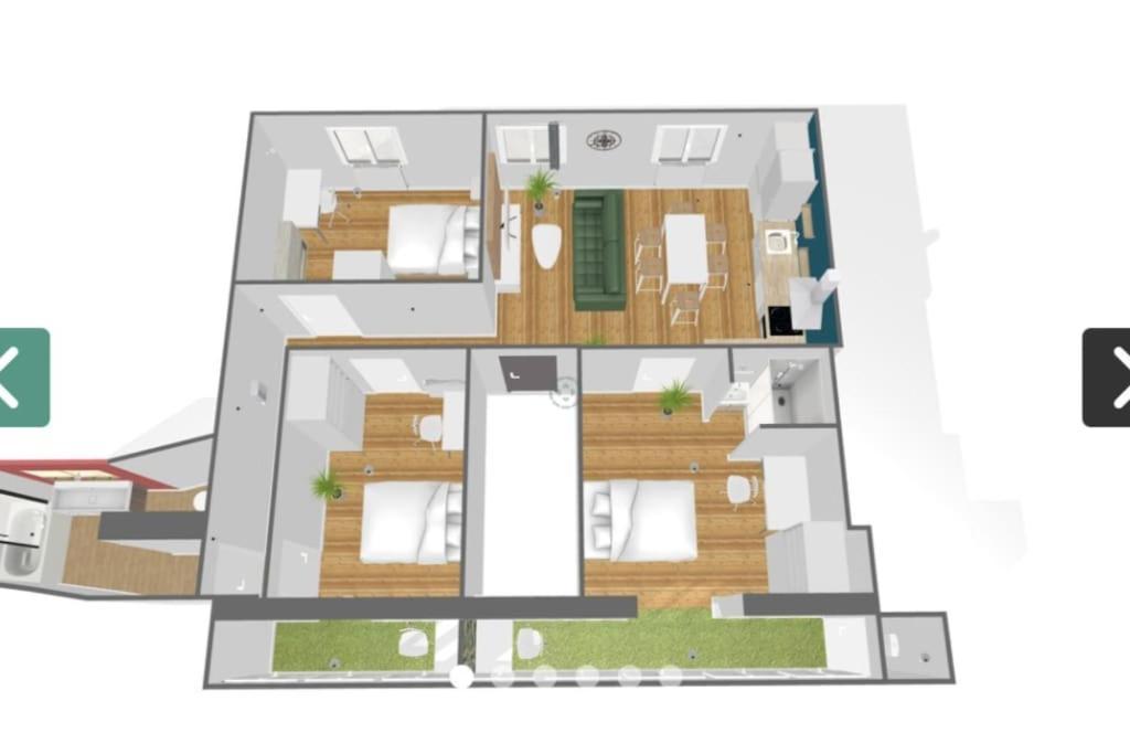 Cosy Queen - 3Ch - Hyper Centre & Parking โป ภายนอก รูปภาพ